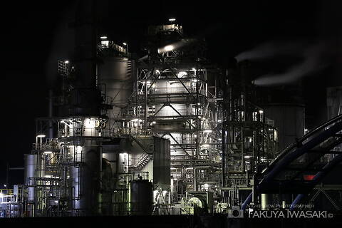 港大橋の工場夜景夜景スポット写真（6）class=