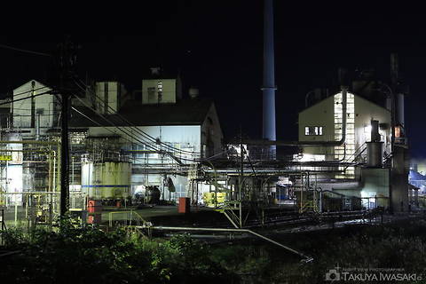 青梅　北陸新幹線下の工場夜景夜景スポット写真（1）class=