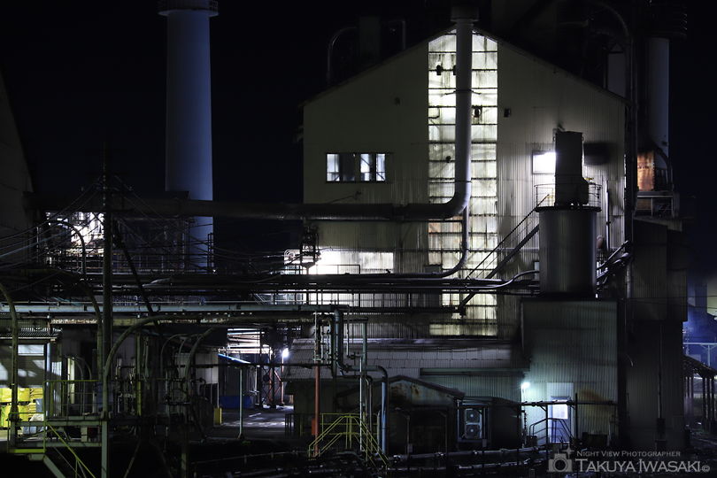 青梅　北陸新幹線下の工場夜景夜景スポット写真（3）