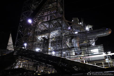 青海 黒部川電力 青海変電所付近の工場夜景夜景スポット写真（3）class=