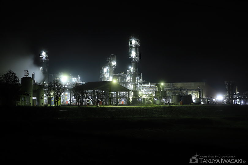 親沢町の工場夜景夜景スポット写真（1）