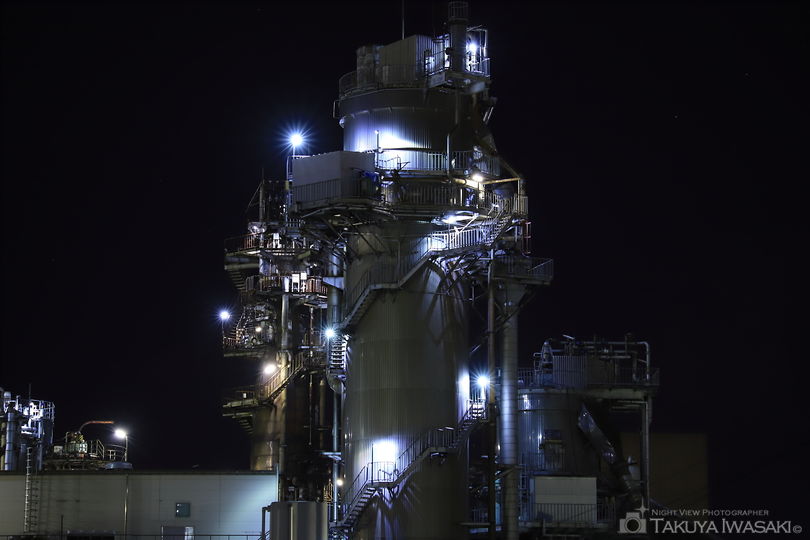 山木戸（旧７号沿い）の工場夜景夜景スポット写真（3）