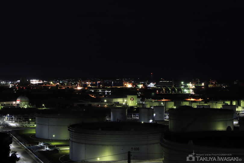 大剣公園の工場夜景夜景スポット写真（2）