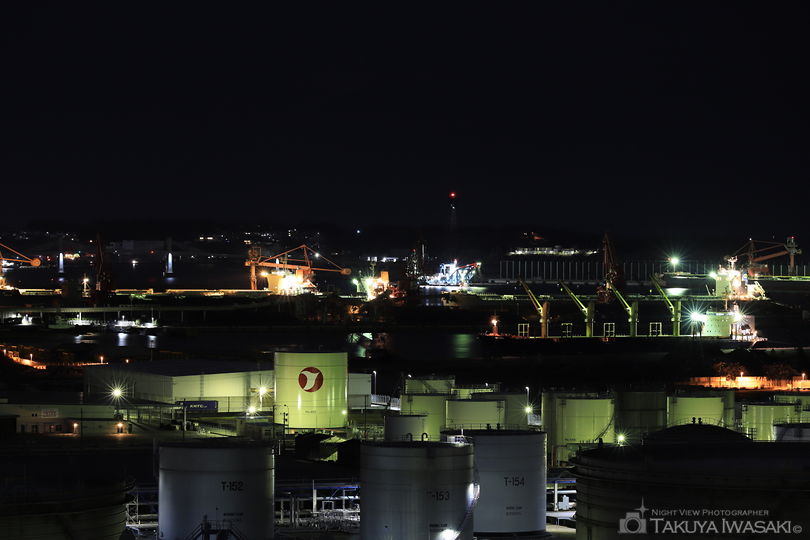 大剣公園の工場夜景夜景スポット写真（3）