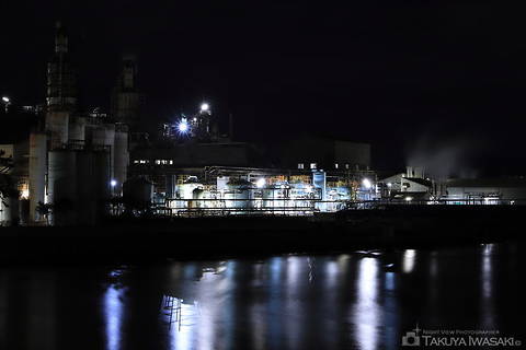 みなと大橋の工場夜景夜景スポット写真（2）class=