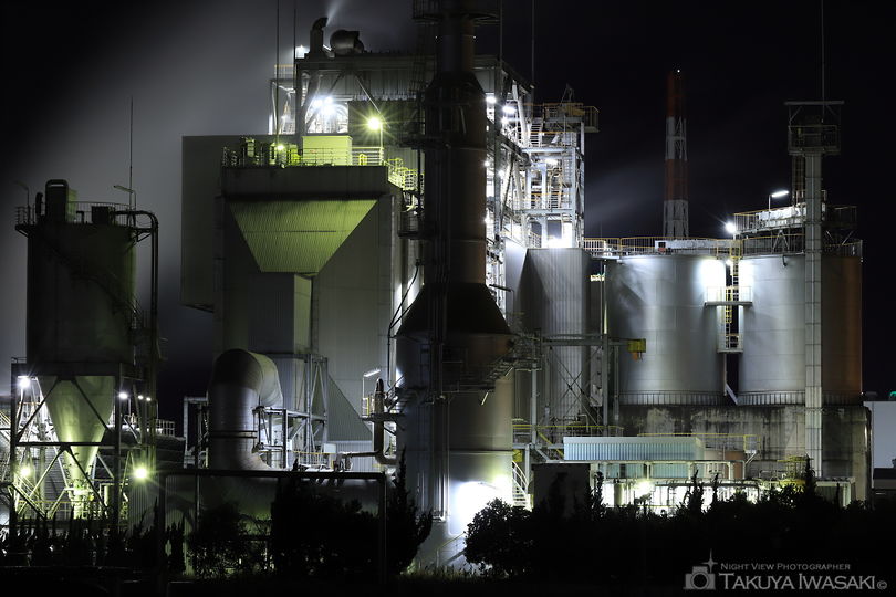 みなと大橋の工場夜景夜景スポット写真（3）
