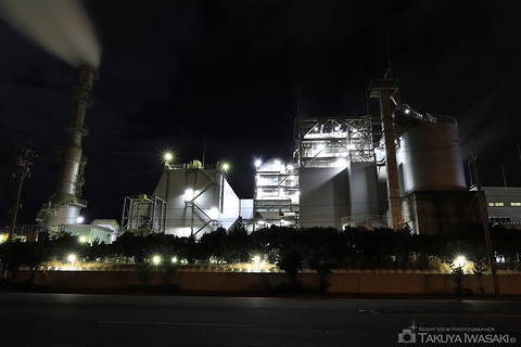 小名浜渚の工場夜景夜景スポット写真（1）class=