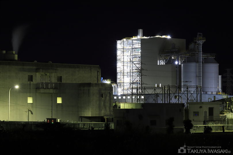 玉川橋の工場夜景夜景スポット写真（3）