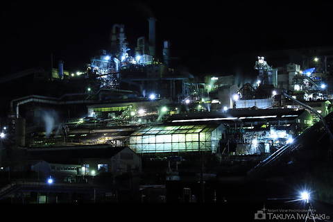 安中駅の工場夜景夜景スポット写真（1）class=