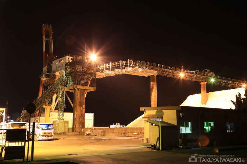 鹿島電解の工場夜景夜景スポット写真（1）