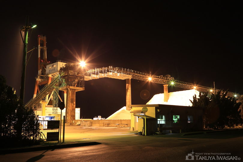 鹿島電解の工場夜景夜景スポット写真（2）