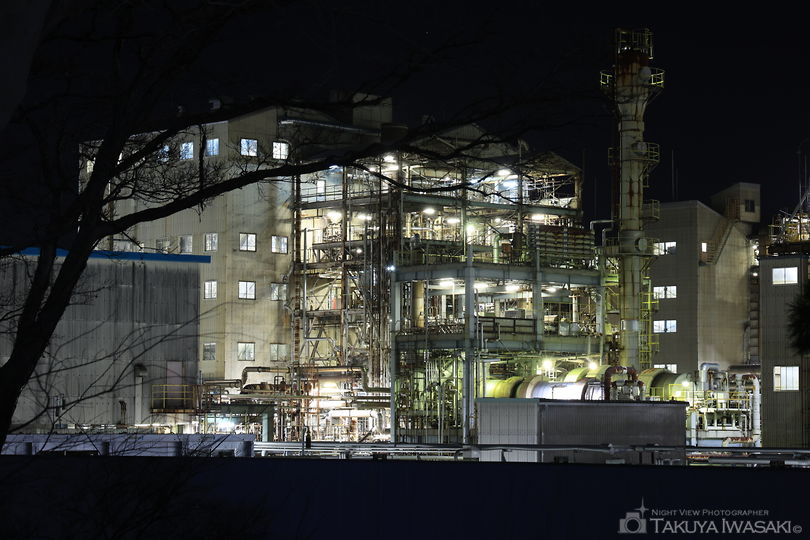 宮島の工場夜景夜景スポット写真（3）