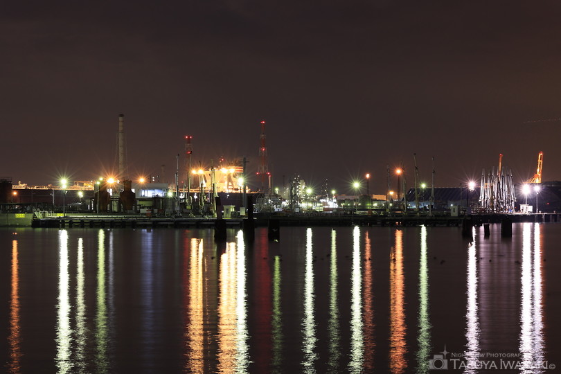 新磯子町の工場夜景夜景スポット写真（3）